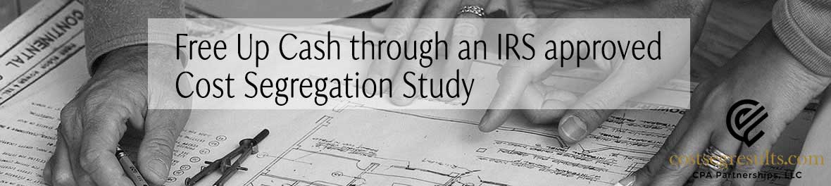 Image highlighting cash flow benefits from IRS-approved cost segregation